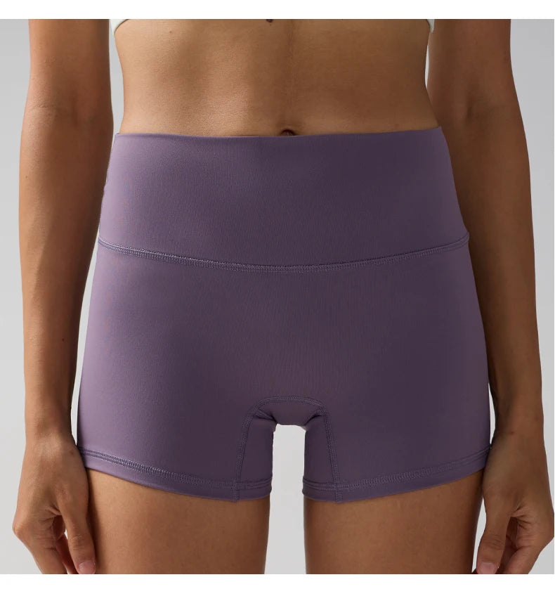 Women's Sports Yoga Shorts with High Waist, Hip Lift, Fitness, Running, Cycling, 3-point Shorts, Quick Drying Women's Yoga Short