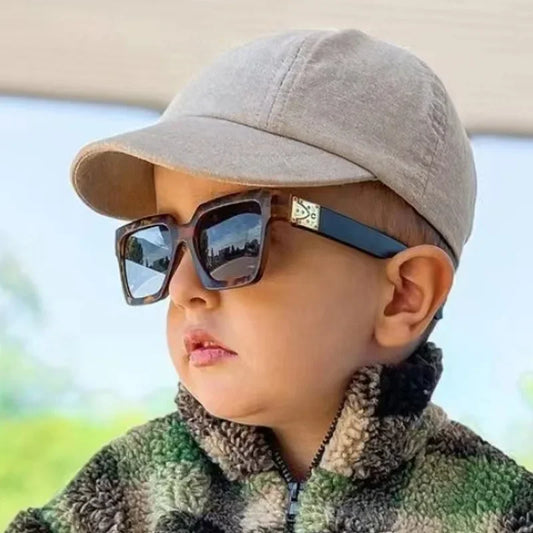 New Children Sunglasses Fashion Colorful Kid Sun Glasses Boy Girl Unisex Vintage square Eyewear UV400 Oculos De Sol