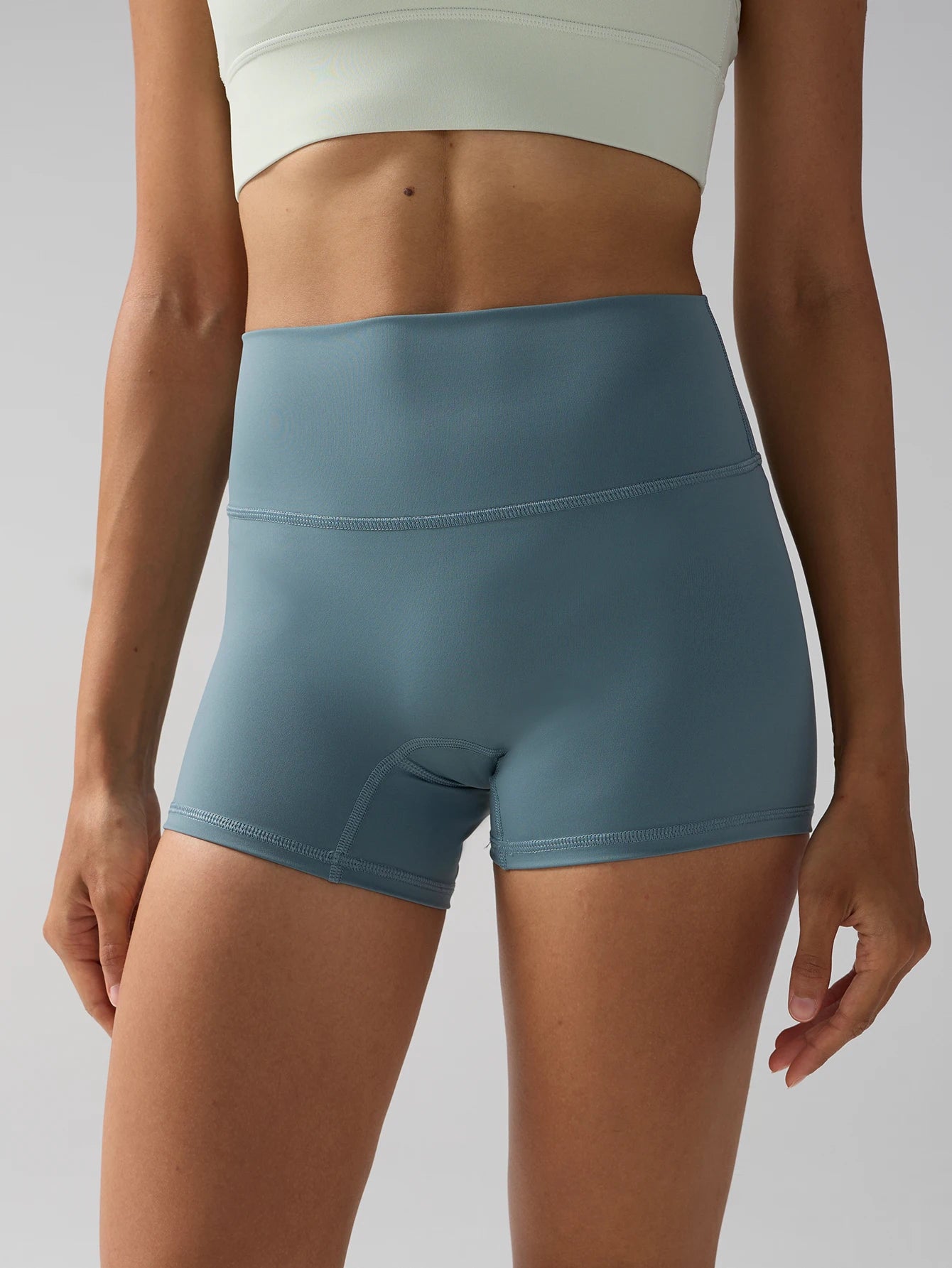 Women's Sports Yoga Shorts with High Waist, Hip Lift, Fitness, Running, Cycling, 3-point Shorts, Quick Drying Women's Yoga Short