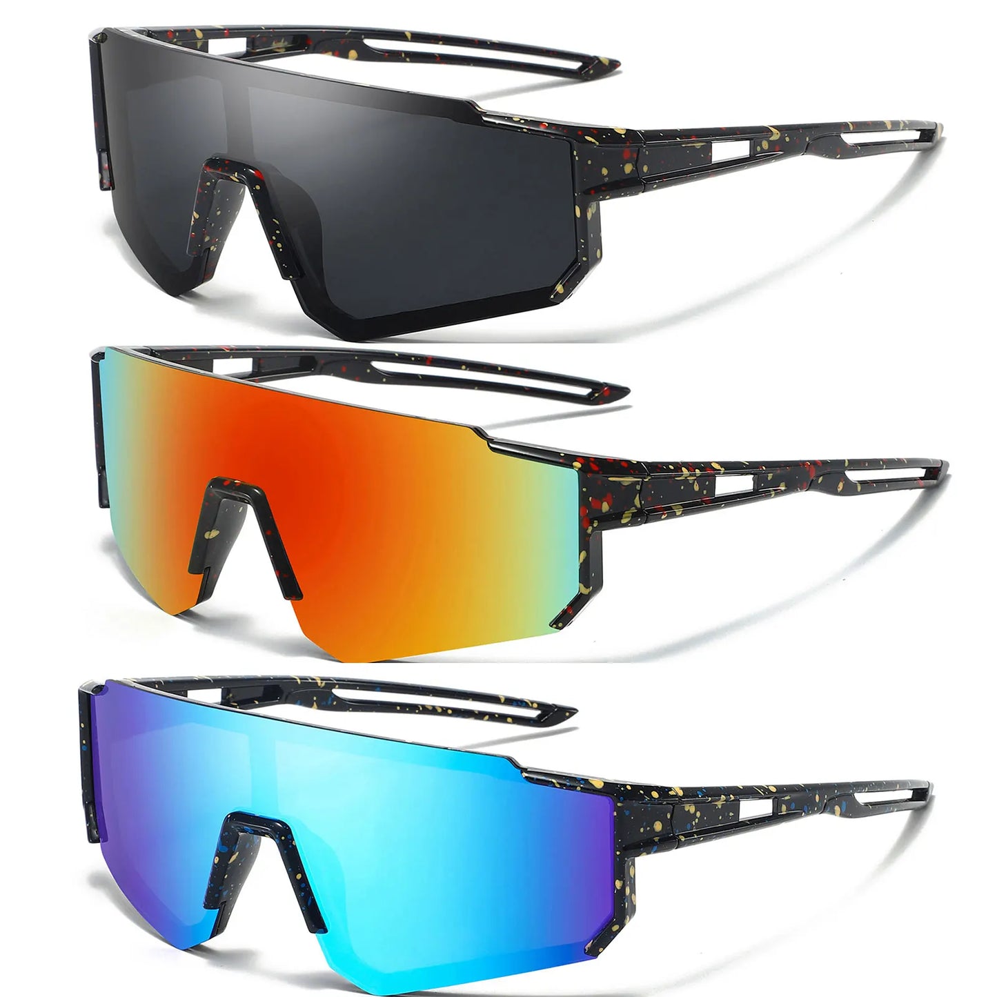 1 pc/3 pcs Boys Girls Sunglasses Fashion Baseball Glasses Kids Children Outdoor Goggles Sport Running Eyewear