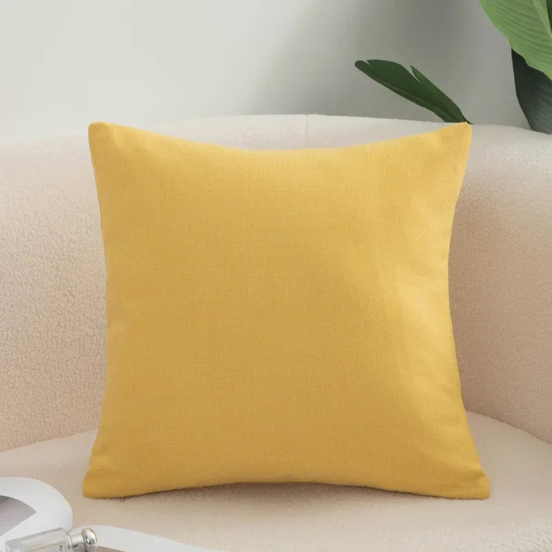 Decorative Square Throw Pillow Cushion Covers Super Soft Chenille Farmhouse Fall Pillowcase Living Room Bedroom Sofa Couch