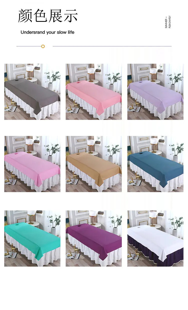 Waterproof Oilproof Beauty Salon Bed Sheets SPA Massage Skin-friendly Filmed Bed Table Cover Sheet for Salon Barbershop