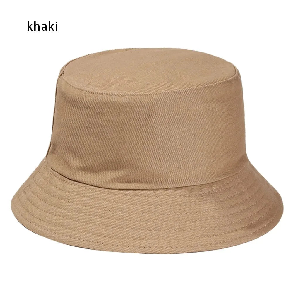 Summer Foldable Bucket Hat Unisex Outdoor Sunscreen Cotton Fishing Hunting Cap Men Basin Chapeau Sun Prevent Hats for Women 2023