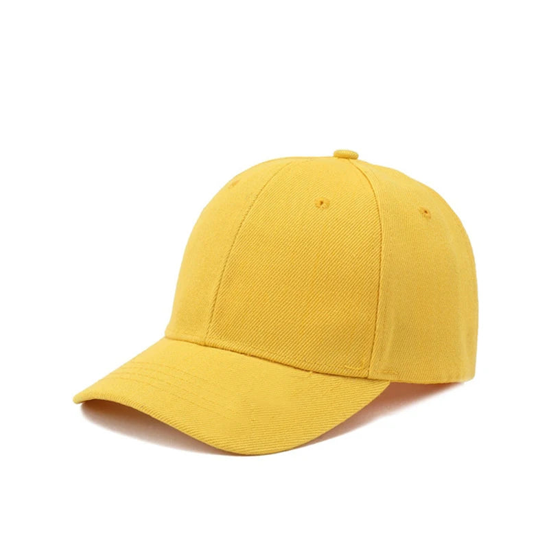 Students Kids Baseball Cap Summer Children Peaked Caps Travel Sun Hat Solid Color Boy Girl Snapback Hat Hip-Hop Hat Dropshipping