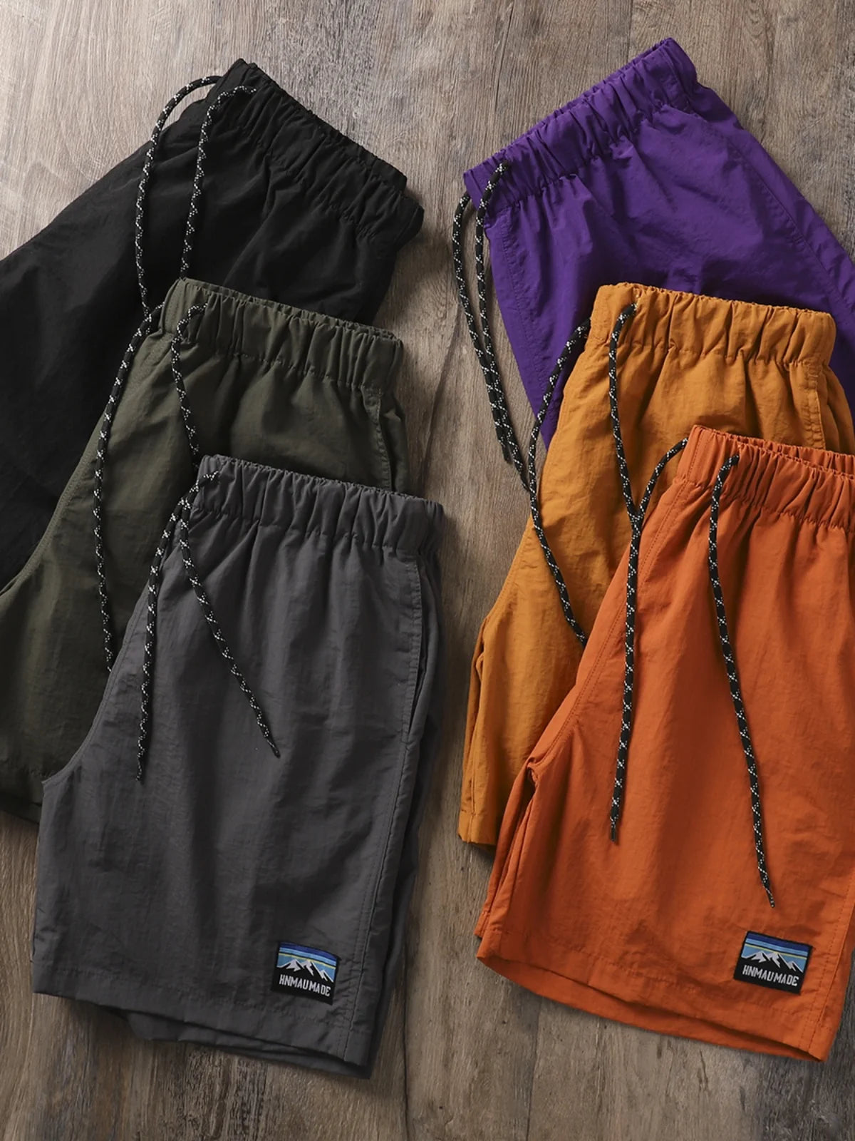 Men's Summer Thin Breathable Quick Dry Waterproof Beach Shorts Outdoor Sports Moisture Wicking Lightweight Casual Shorts