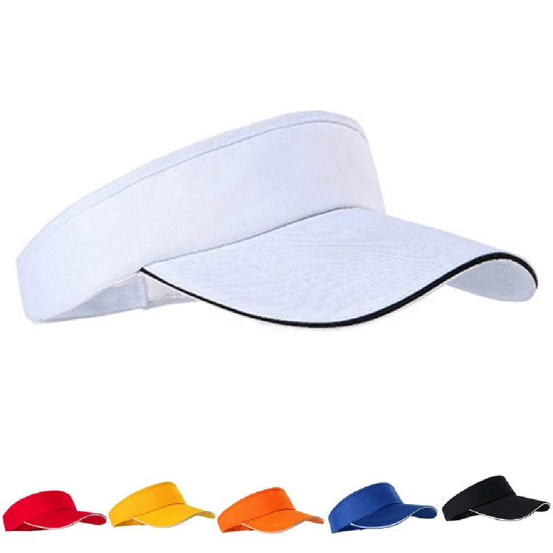 1Pcs Sun Hat Women Baseball Cap Summer Sun-Proof Caps Empty Top Visors Seaside Outdoor Sport Tennis Golf Hat