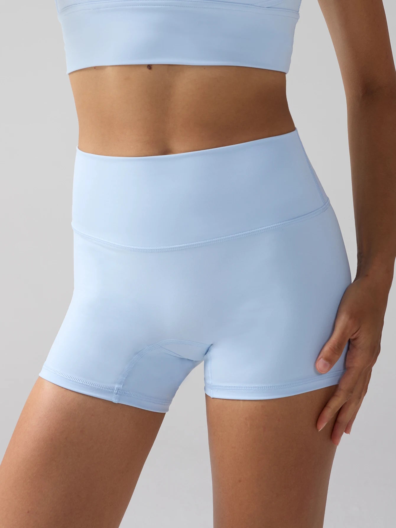 Women's Sports Yoga Shorts with High Waist, Hip Lift, Fitness, Running, Cycling, 3-point Shorts, Quick Drying Women's Yoga Short