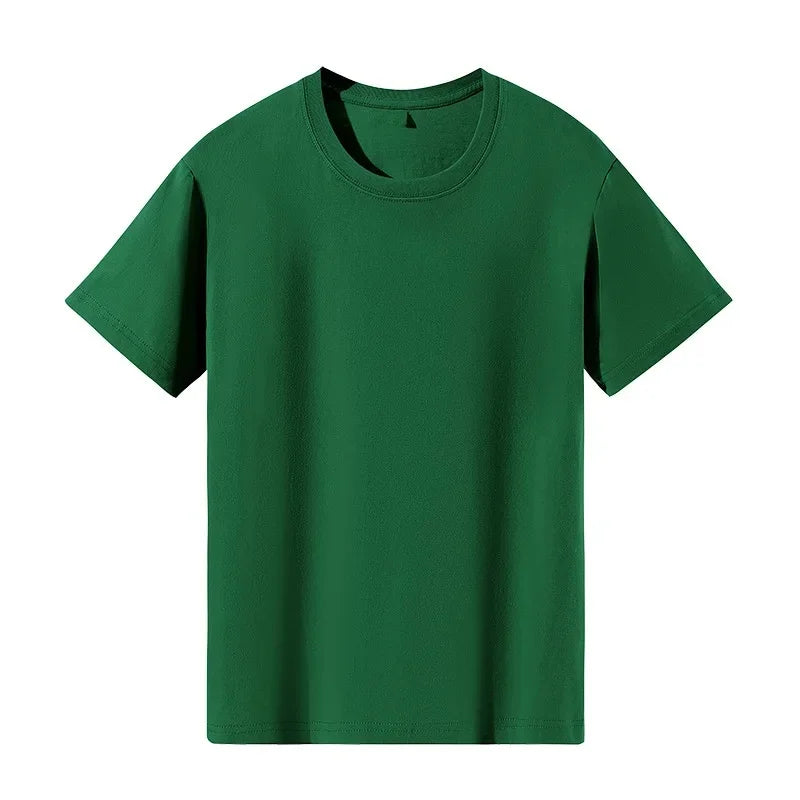 Classic Style Pure Cotton Short Sleeve T-Shirt 19 Colors Available 180 Grams Summer New Arrival Adult Short T-Shirt
