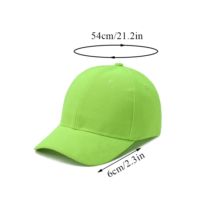 Students Kids Baseball Cap Summer Children Peaked Caps Travel Sun Hat Solid Color Boy Girl Snapback Hat Hip-Hop Hat Dropshipping