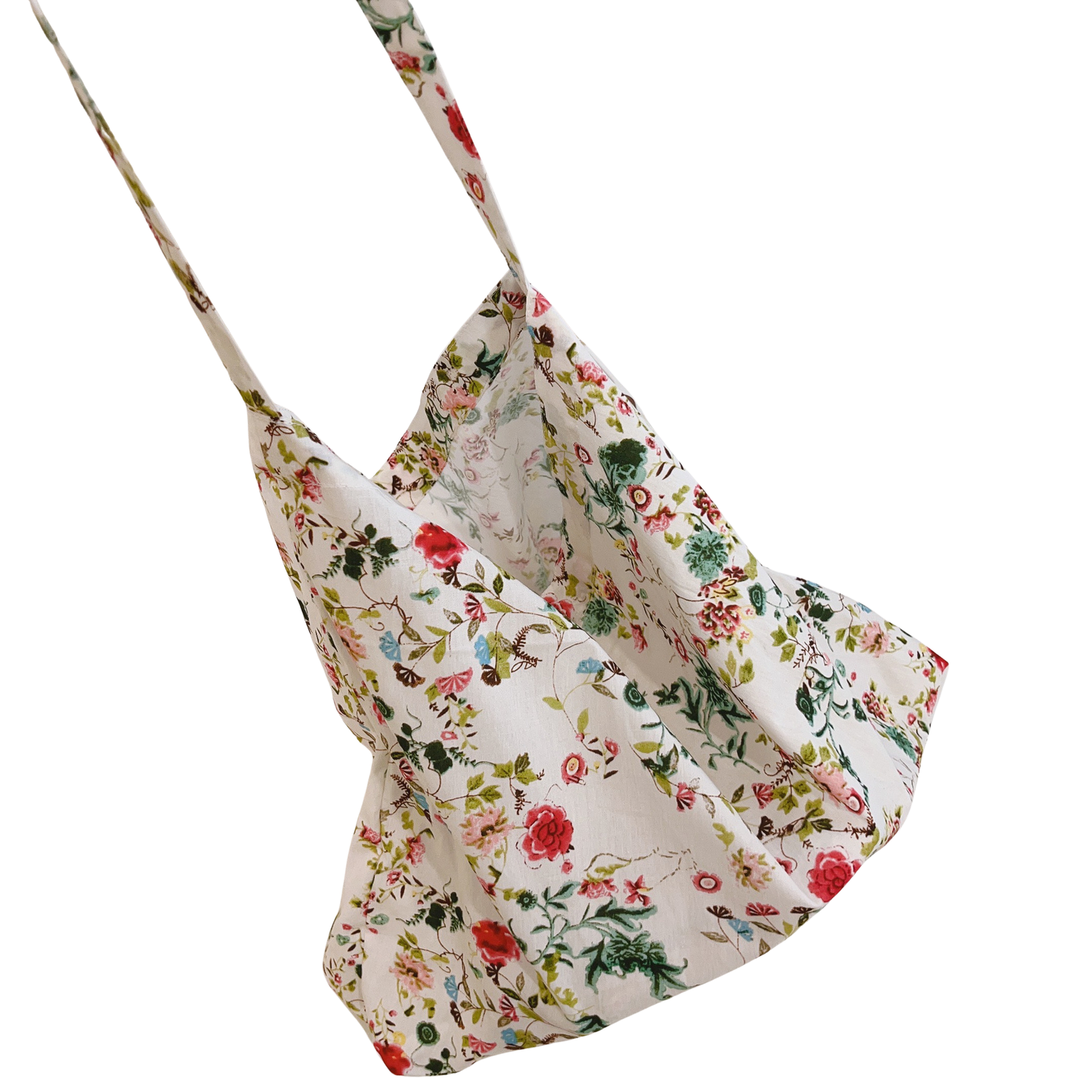 Floral Cotton Tote Bags Artful Everyday Carry (Size 44cm*33cm)
