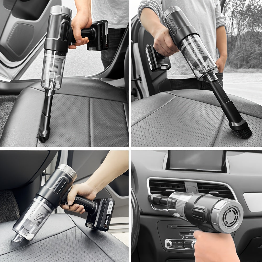 Powerful Car Vacuum Cleaner with Wireless Convenience, Ideal for Collecting Dust in Vehicles And Homes. Great for Automotive Use, It Effectively Cleans Gaps And Is Suitable for Cars, Rvs, Kitchens, Floors, And Various Other C