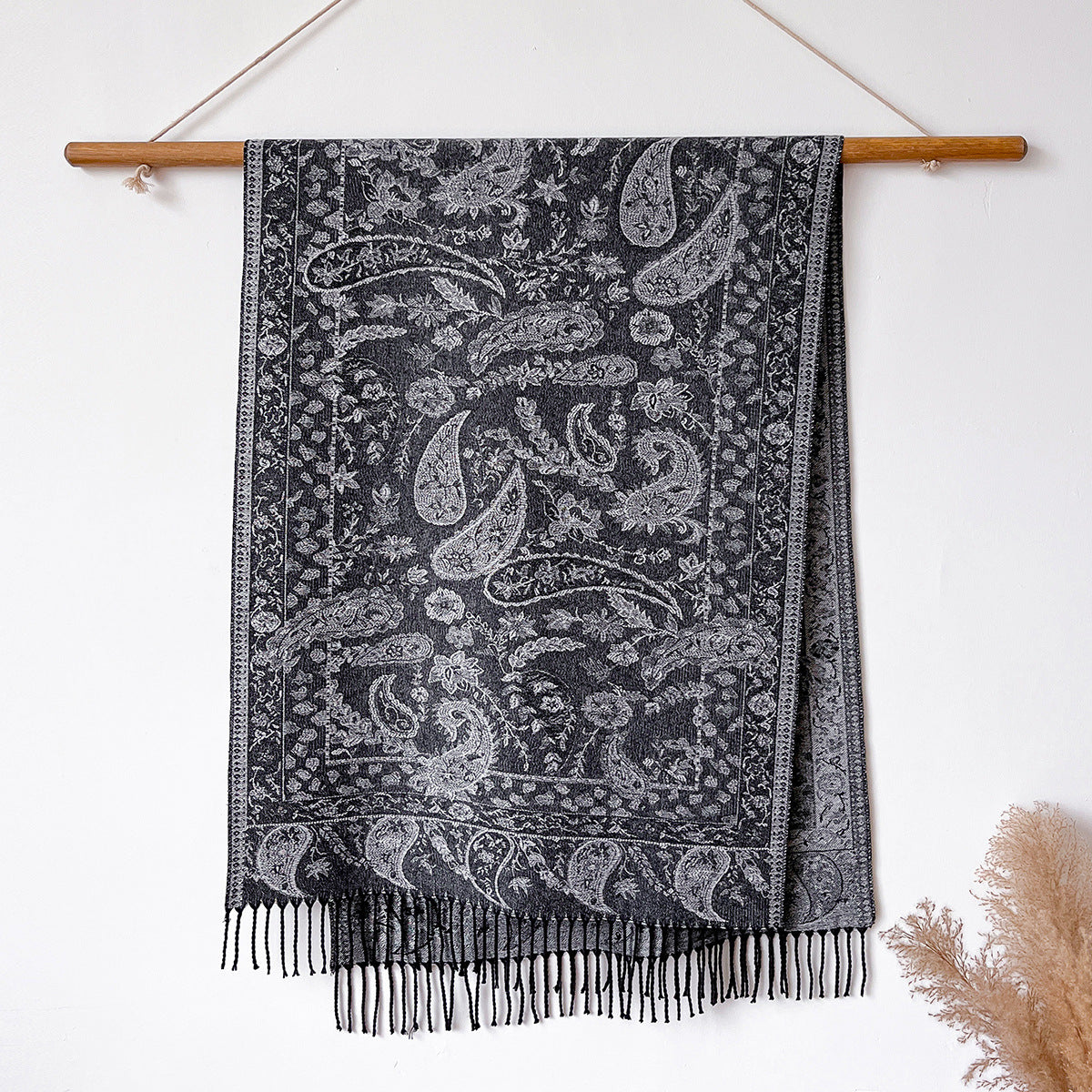 Thickened Warm Tasseled Cloak Womens Neck Warmer