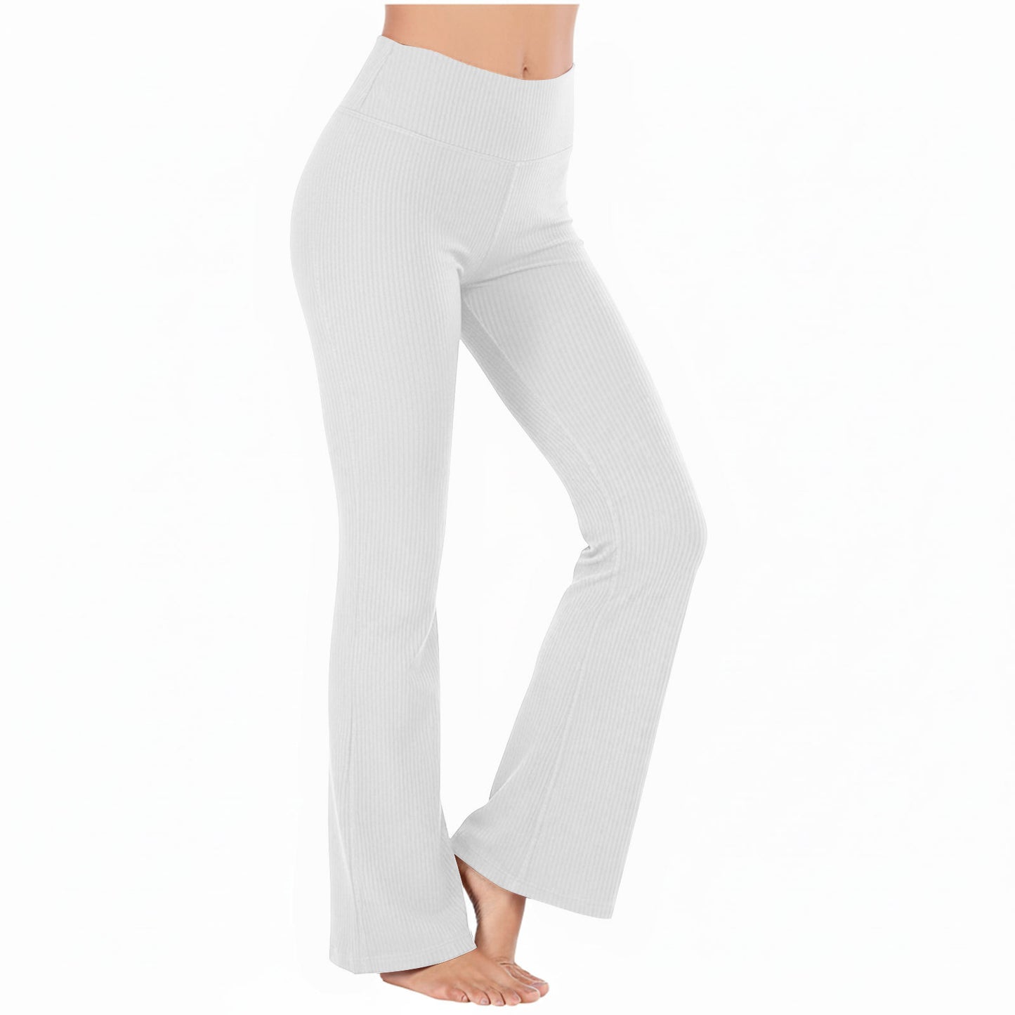 Slimming High-waisted Hip-lifting Wide-leg Pants For Running