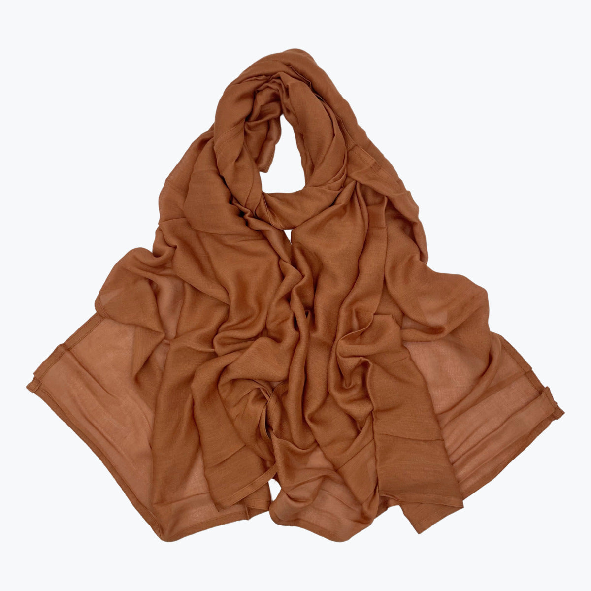 Cross-border Foreign Trade Modal Headscarf Double-Needle Rayon Scarf